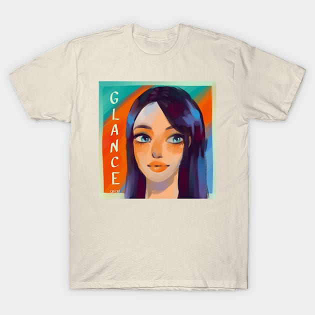 Glance T-Shirt by ShaShaRabi